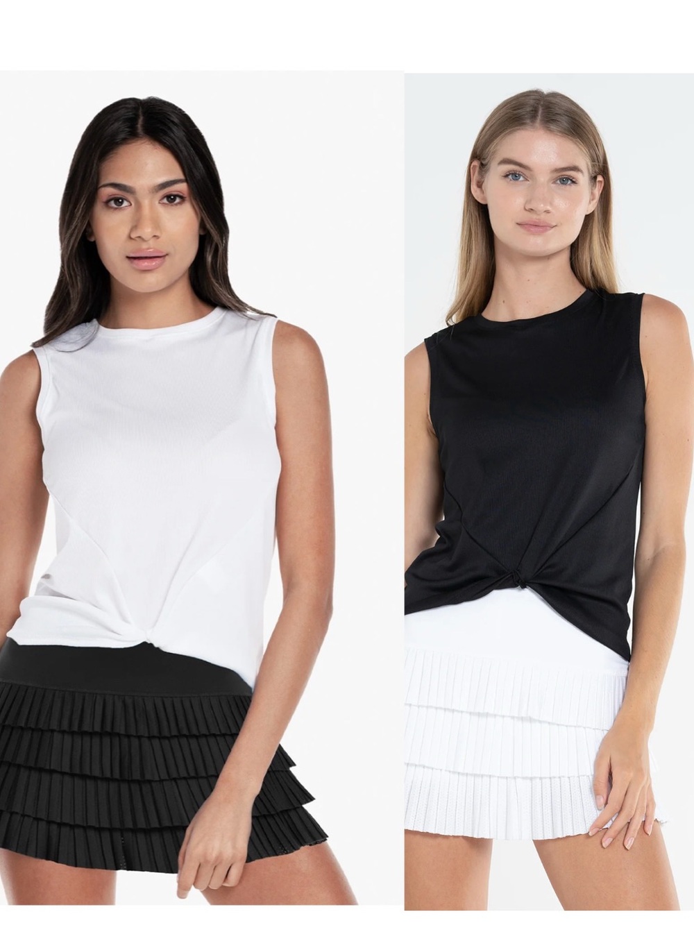 TWO Lucky in Love Twist Front Tanks